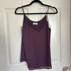 Aritzia Babaton Galen Deep Purple Camisole Top